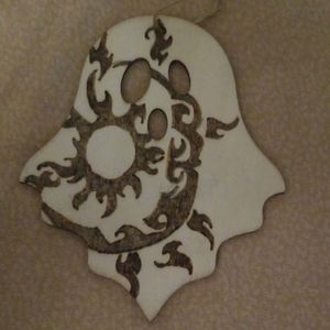 Sun/ moon ornament